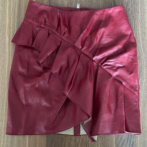 Isabel Marant Vegan Leather Skirt, size 34